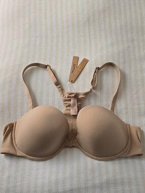 SKIMS Fits Everybody Racerback Demi Bra Size:42B Clay